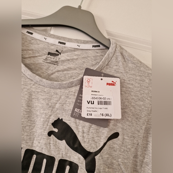 Brand New Puma Crop Style Tshirt size 16 - Picture 2 of 4